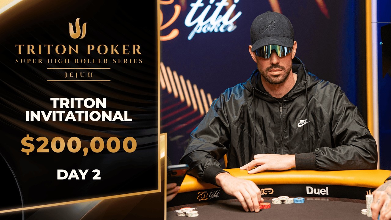 STREAM: $200K NLH Triton Invitational – Event #10 (Day 2) | Triton SHRS Jeju II 2026