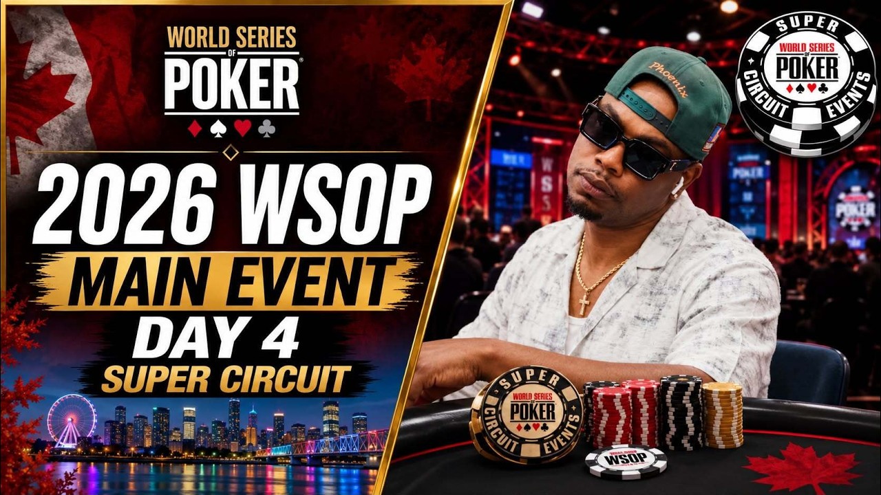 STREAM: WSOP Super Circuit Canada Main Event $5K - Day 4