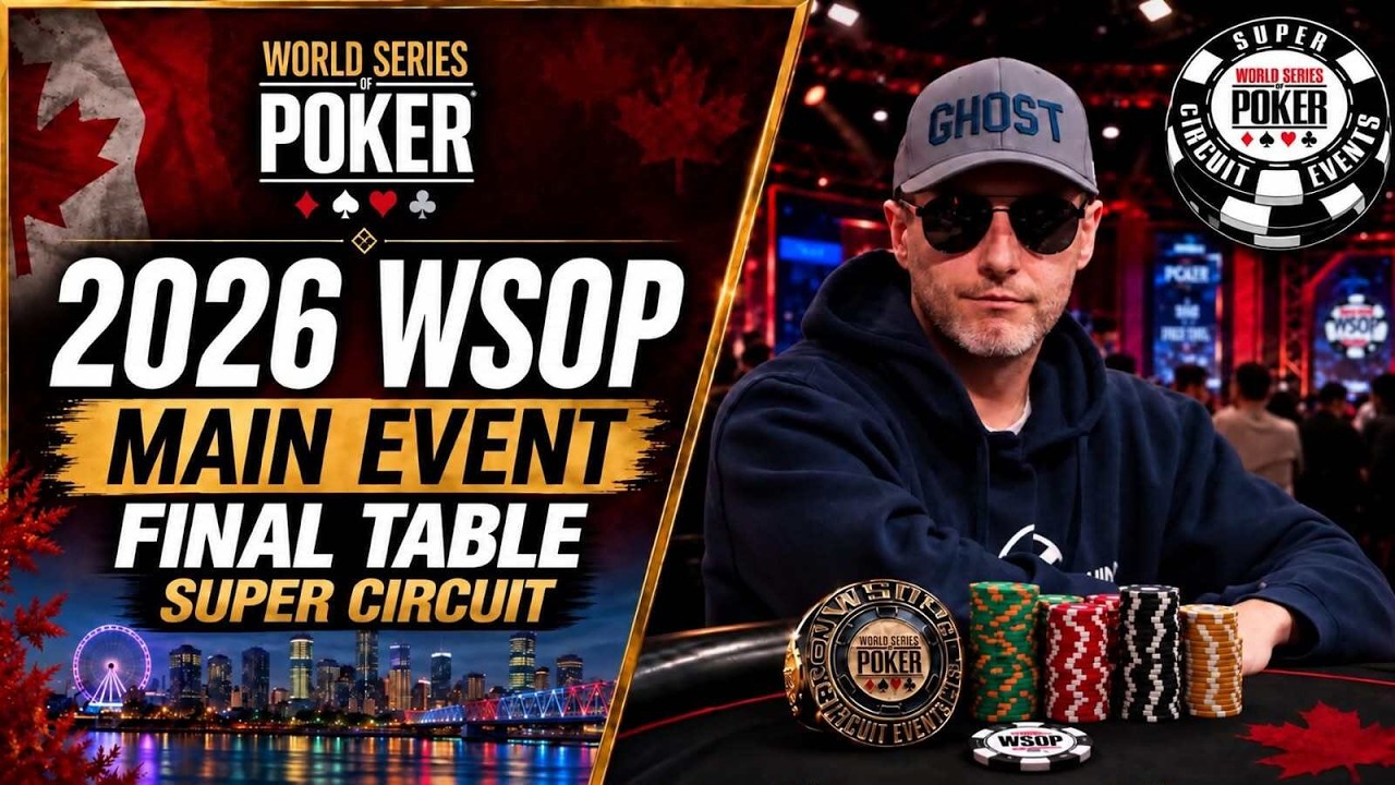 STREAM: WSOP Super Circuit Canada Main Event $5K - FINAL TABLE